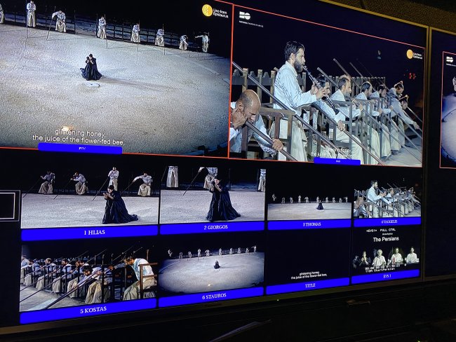 First Live Broadcast from the Ancient Theatre of Epidaurus © View Master Events